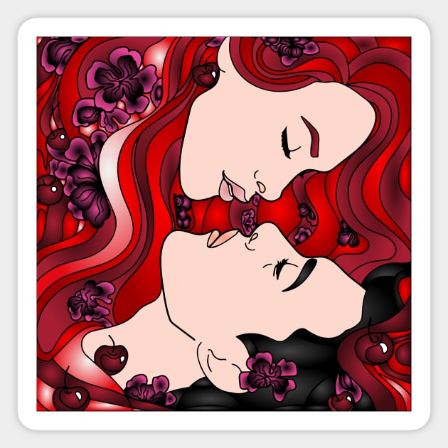 Love Hearts 154 (Style:2) Sticker by luminousstore